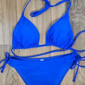 Vibrant Blue Bikini Set